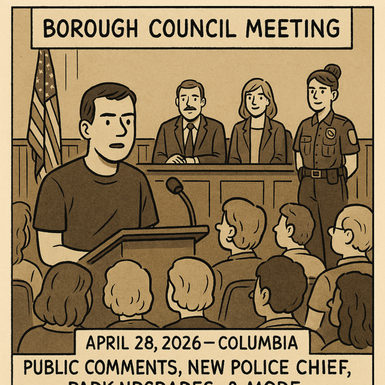 Columbia Borough Council Meeting Recap – April 28, 2026